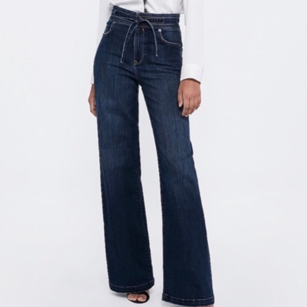 EXPRESS WIDE LEG JEAN - Picture 4 of 10